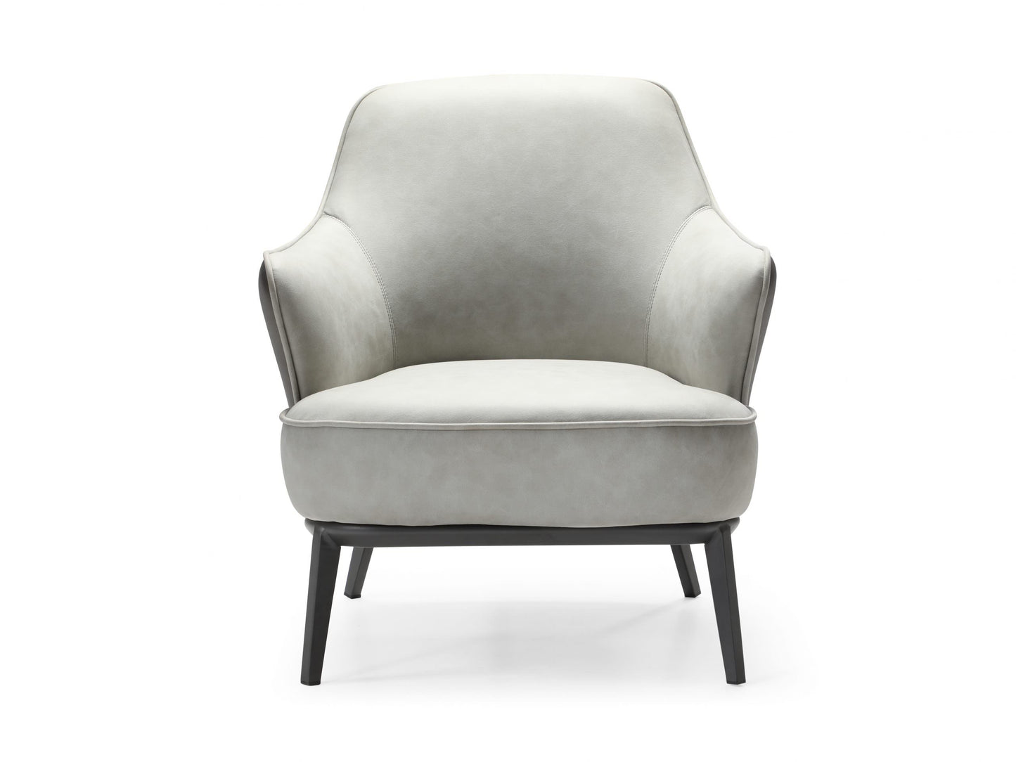 Sunizona Accent Chair in Light & Dark Gray Fabric by Whiteline Modern Living