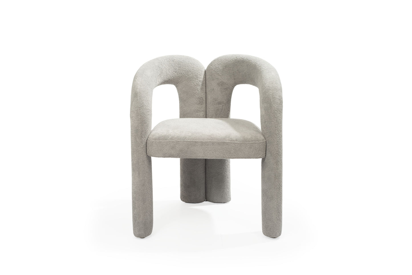 Contemporary Mirage Dining Chair with Sculpted Design