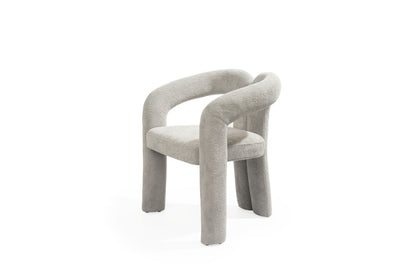 Contemporary Mirage Dining Chair with Sculpted Design