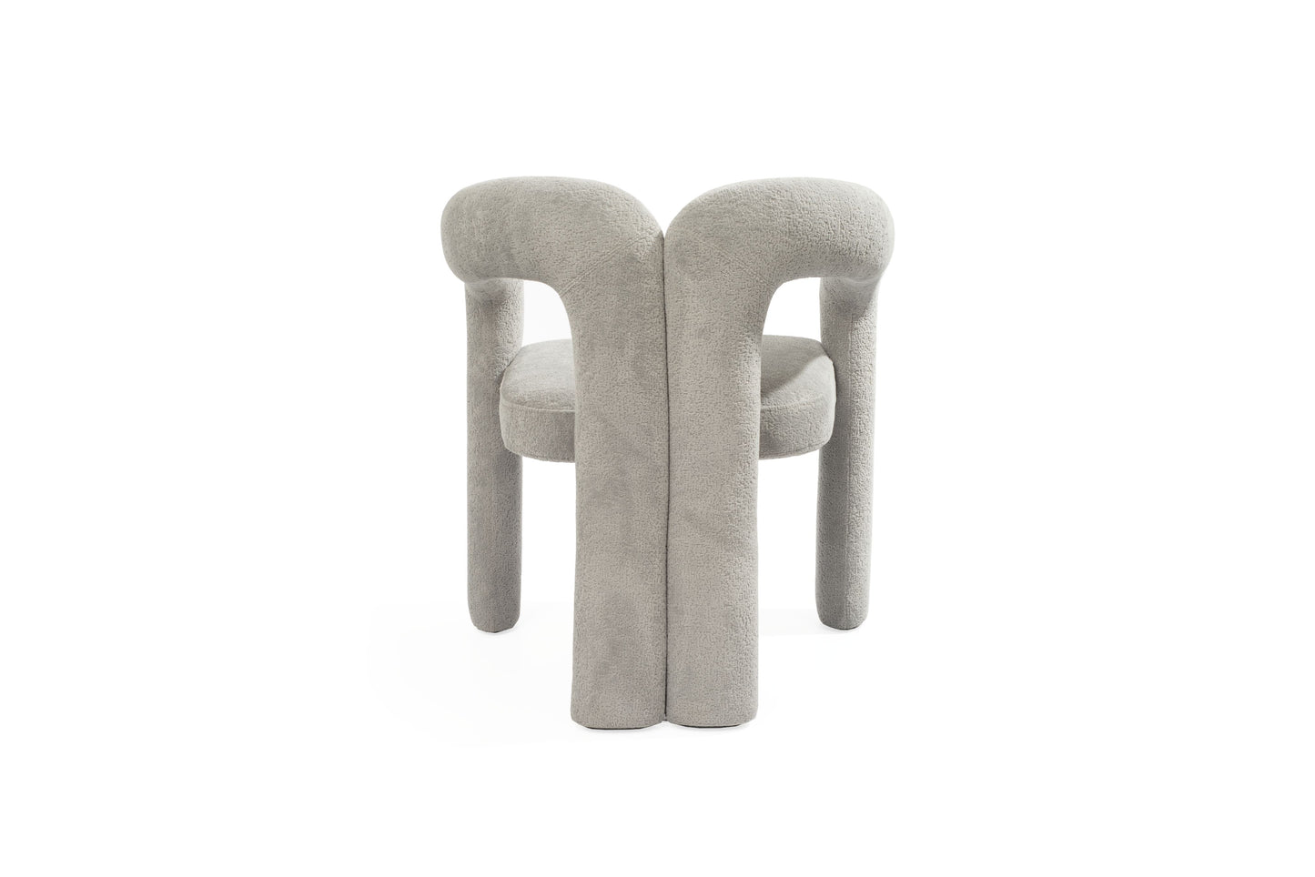 Contemporary Mirage Dining Chair with Sculpted Design