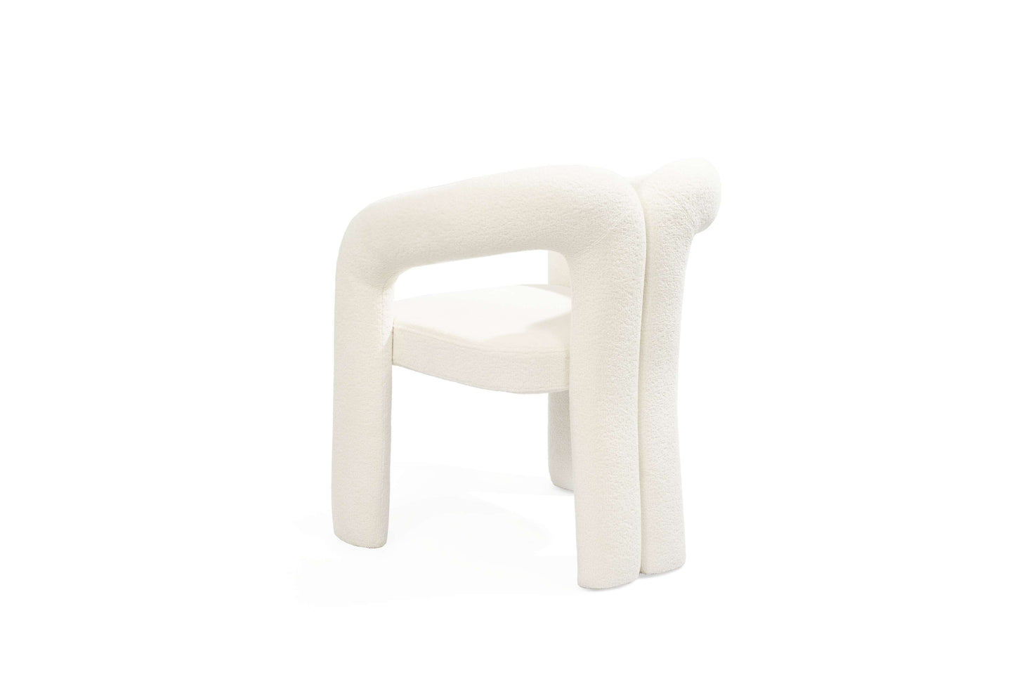 Contemporary Mirage Dining Chair with Sculpted Design