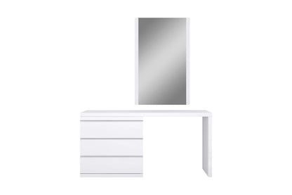 Anna Single Dresser in High Gloss White