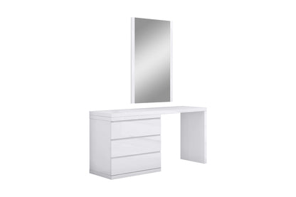 Anna Single Dresser in High Gloss White