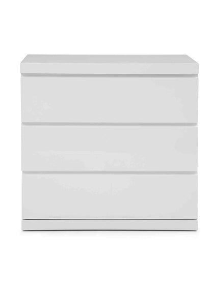 Anna Single Dresser in High Gloss White