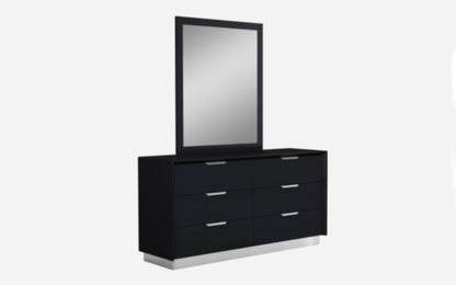 Navi Double Dresser in Black