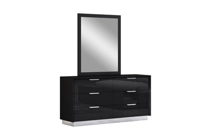 Navi Double Dresser in Black