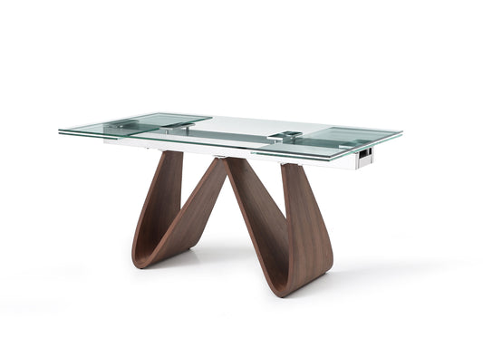 Whiteline Modern Living Emory Extendable Dining Table - DT1881-WLT