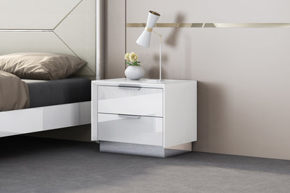 Navi Nightstand in White