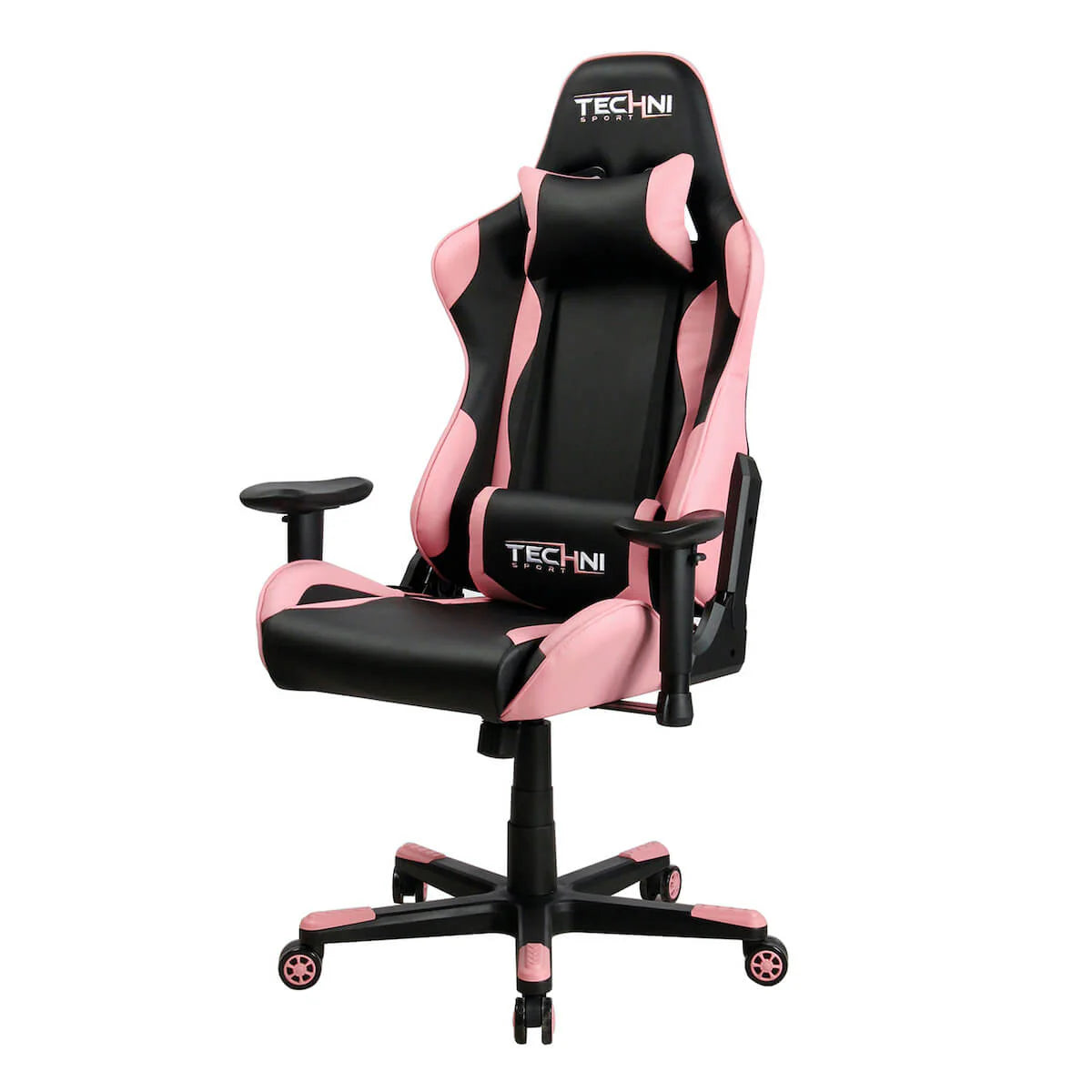 Techni Sport TS-4300 Pink Ergonomic High Back Racer Style PC Gaming Chair