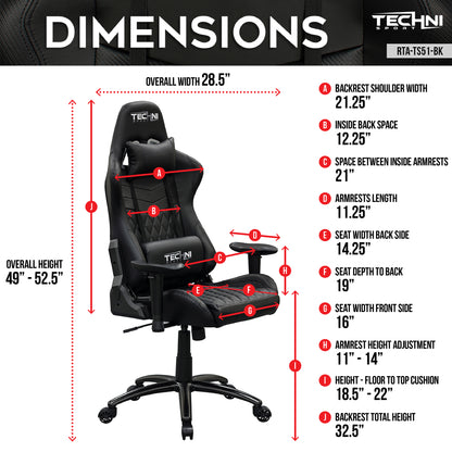 GG Black Gaming Chair