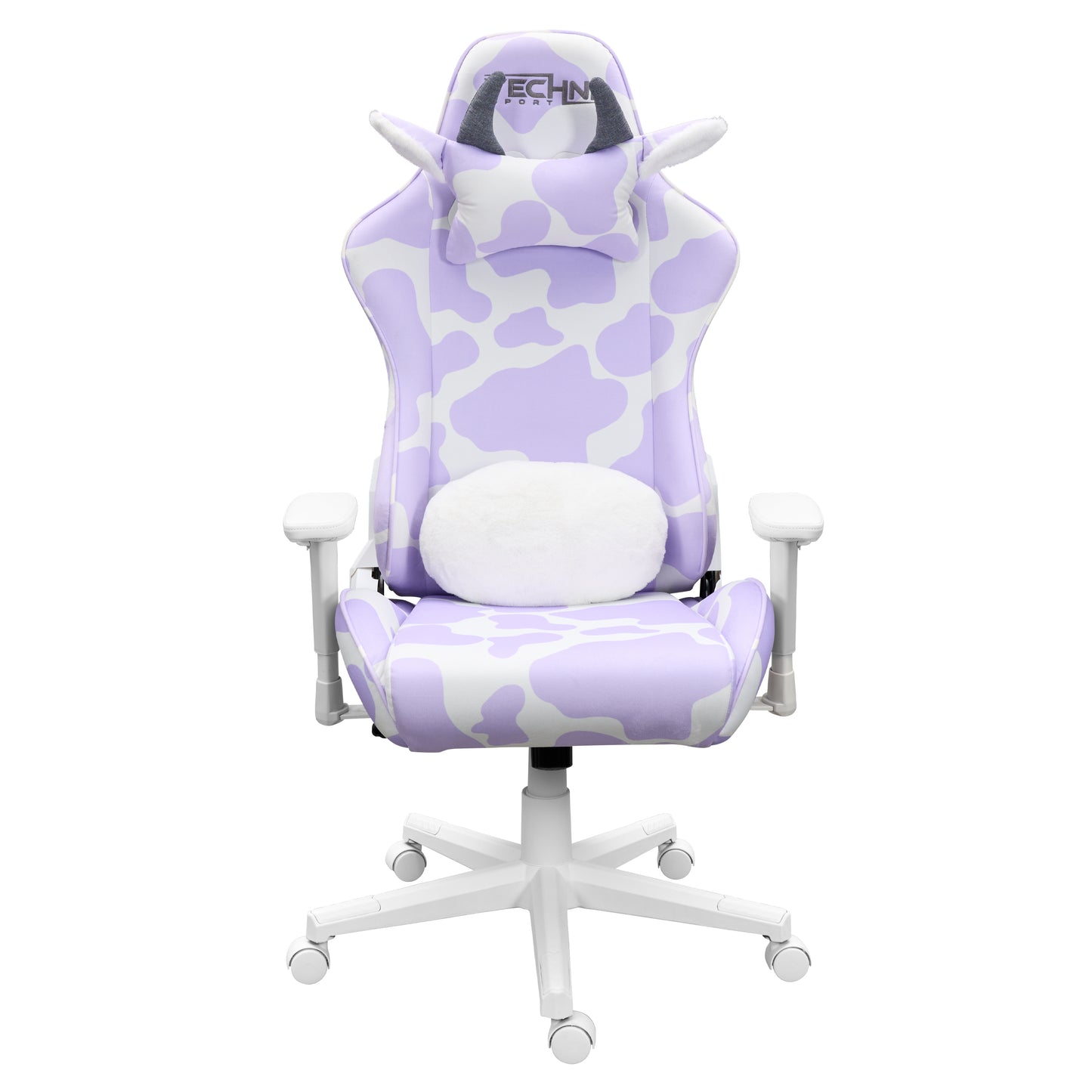 Lavender Cow Gaming Chair