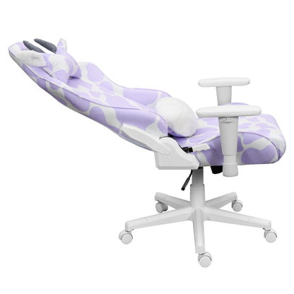 Lavender Cow Gaming Chair