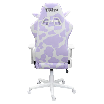 Lavender Cow Gaming Chair