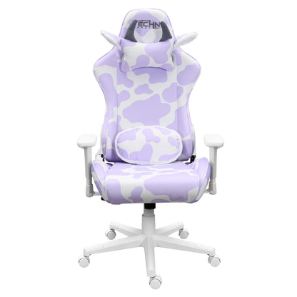 Lavender Cow Gaming Chair