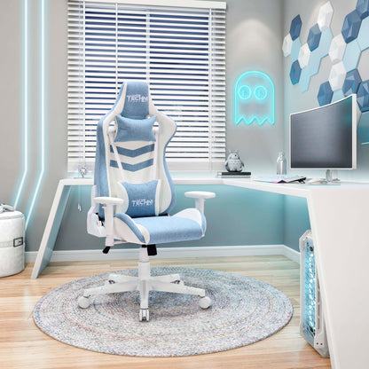 Pastel Blue Gaming Chair