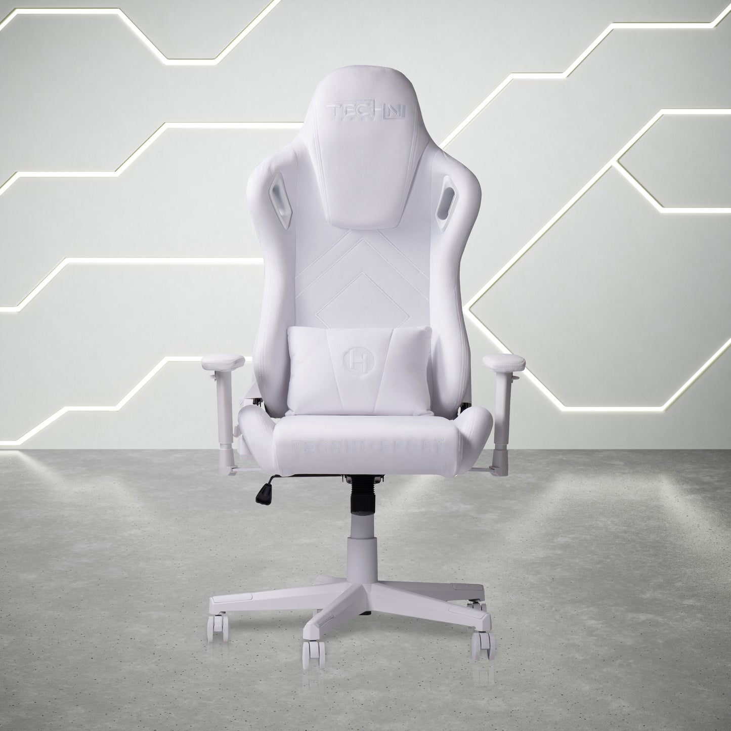 Velvet White Gaming Chair