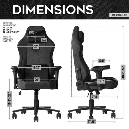 Orion Black Gaming Chair