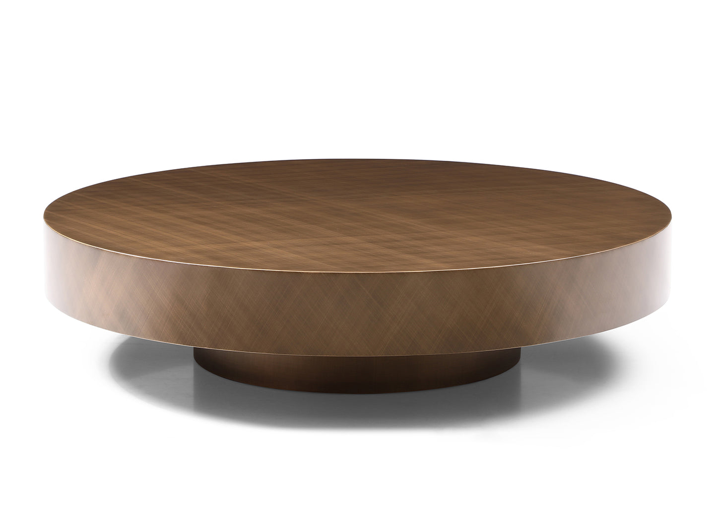 Renata Coffee Table Set in Smoke Glass, Black Metal & Brushed Bronze Metal by Whiteline Modern Living