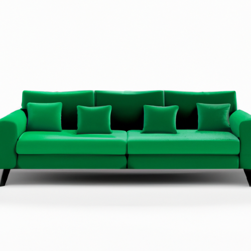 Velvet Square Arm Convertible Sofa