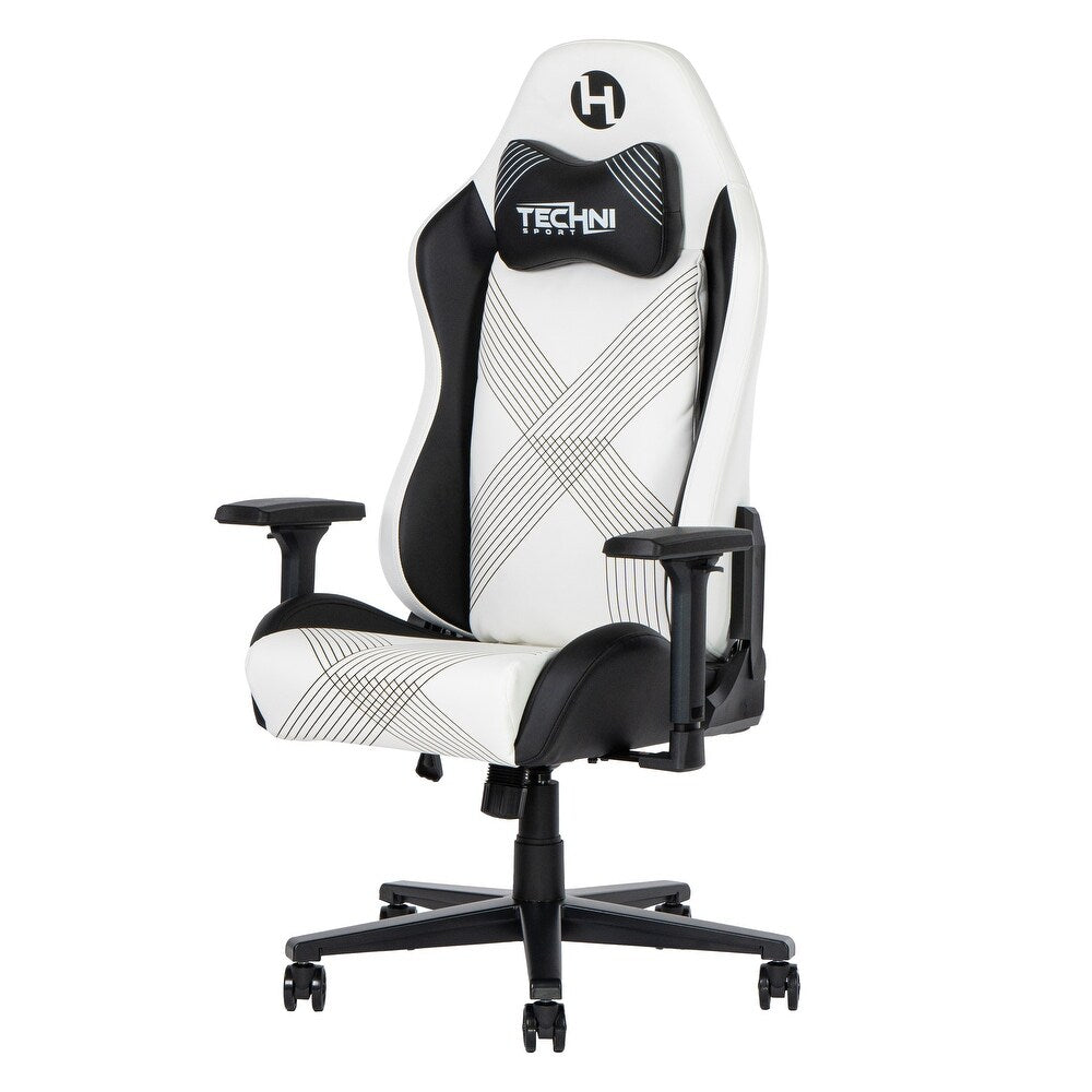 Techni Sport RTA-TS68C-WHT Comfort Edge White Gaming Chair