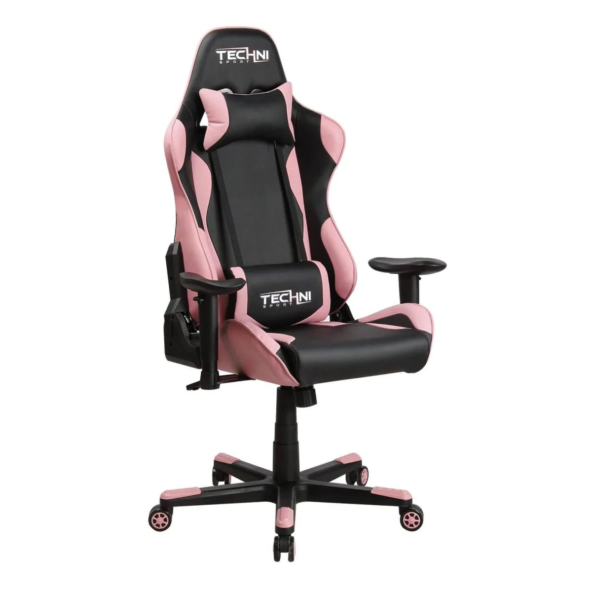 Techni Sport TS-4300 Pink Ergonomic High Back Racer Style PC Gaming Chair