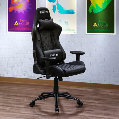 Techni Sport TS-5100 Black Ergonomic High Back Racer Style PC Gaming Chair