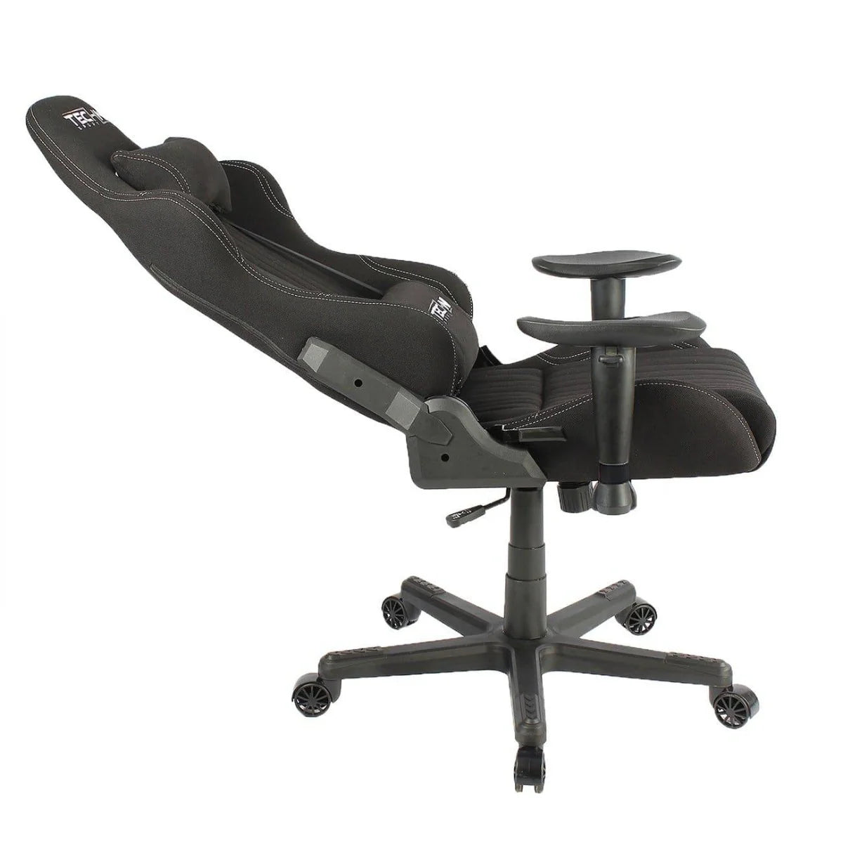 Techni Sport TS-F44 Black Fabric Ergonomic High Back Racer Style PC Gaming Chair