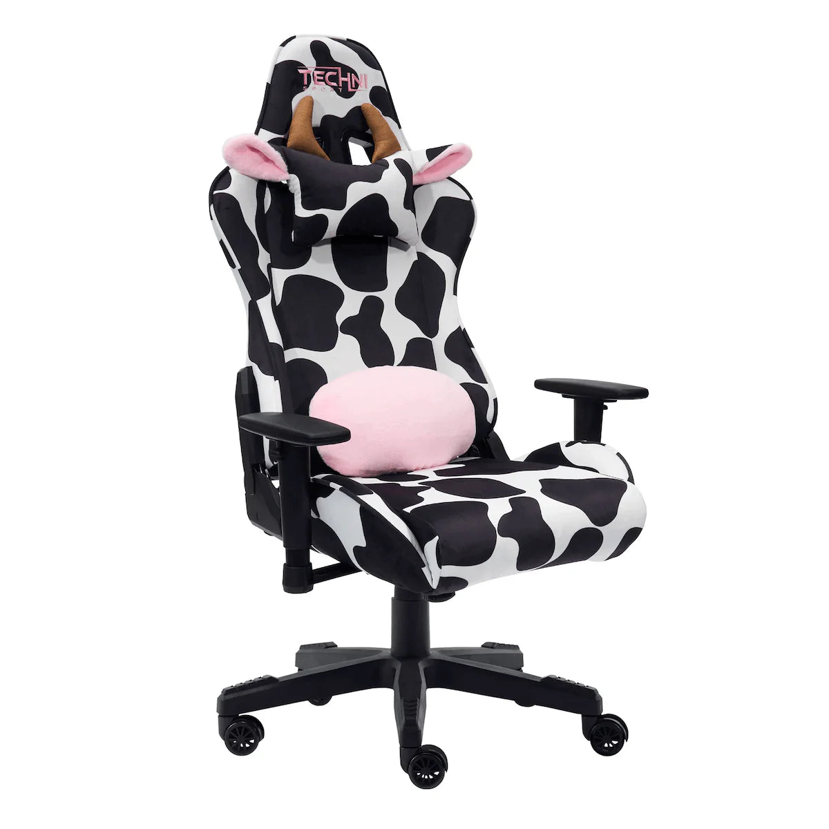 Techni Sport TS85 Cow Print Luxx Series Gaming Chair