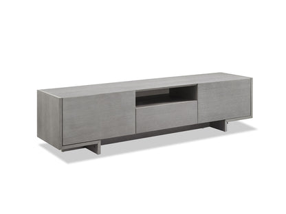 Noah 73" TV Stand in Grey Oak Veneer by Whiteline Modern Living