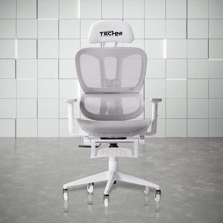 Techni Sport AIRFLEX2.0 White Mesh Gaming Chair